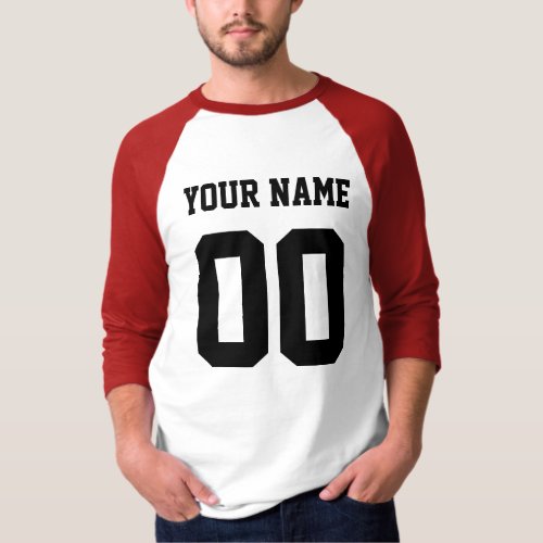 Custom Football  Name Number Baby  Sports  T_Shirt