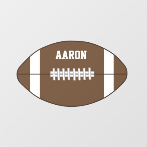 Custom Football Name Sports Wall Decor  Wall Decal