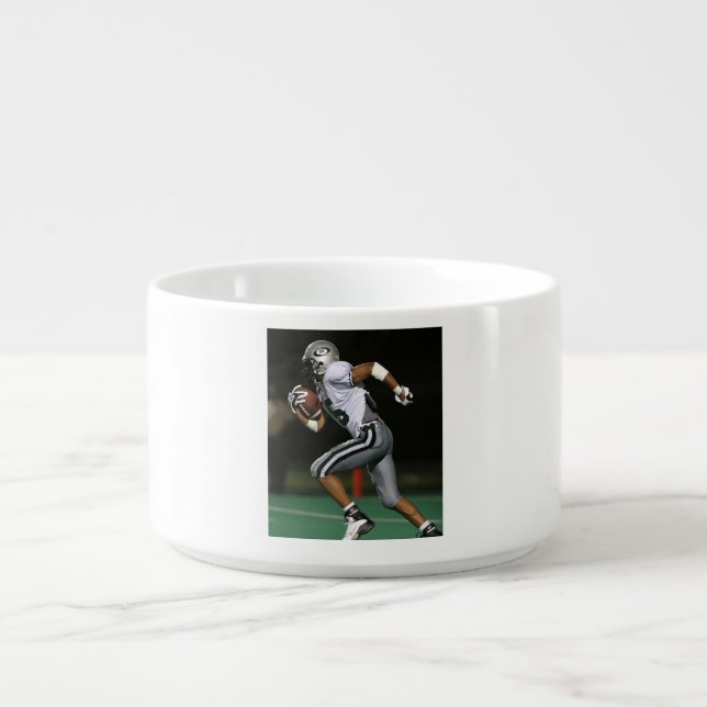 Custom Football Photo Sports  Bowl (Center)