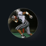Custom Football Photo Sports Button<br><div class="desc">Custom Football Photo Sports button</div>