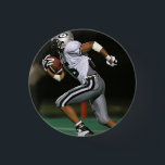 Custom Football Photo Sports Button<br><div class="desc">Custom Football Photo Sports button</div>