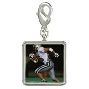 Custom Football Photo Sports Charm