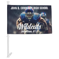 Custom Football Player Photo High School