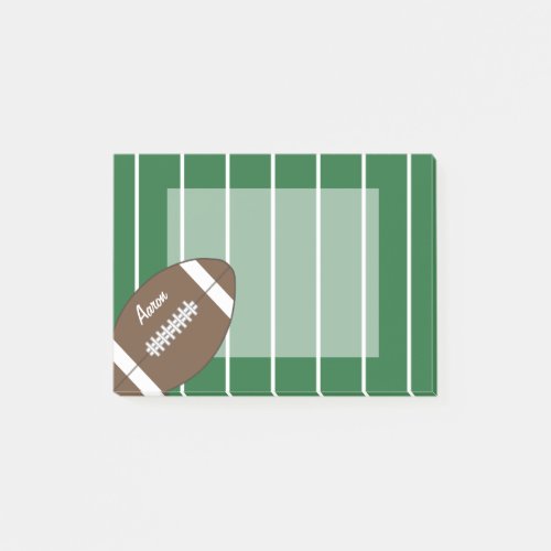 Custom Football Sports Notes Notepad Gift