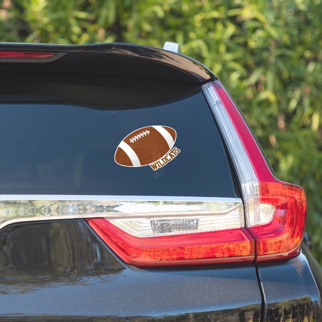 Custom Football Sticker (Car Side)