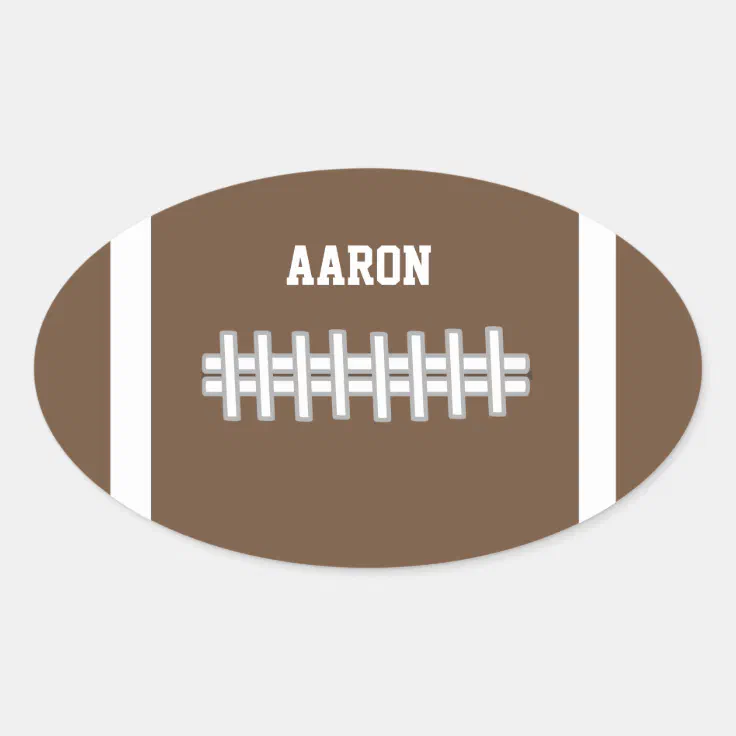 Custom Football Stickers Zazzle
