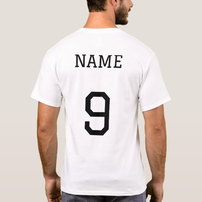 Custom football T-Shirt (Back)