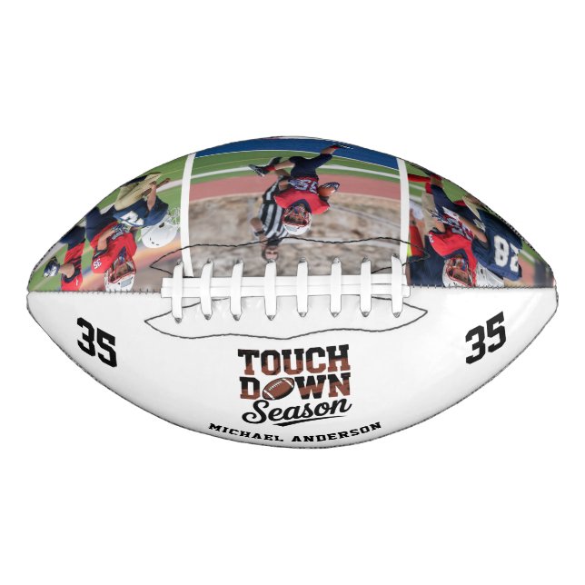 Custom Football Touchdown Photo Collage  (Front)
