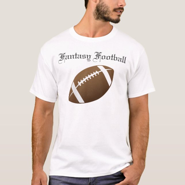 Custom Football Vector Fantasy Football MVP custom T-Shirt (Front)