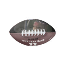 Custom Football with Name, Number, Team and Photo Custom Football with Name, Number, Team and Photo