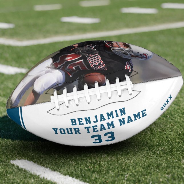 Custom Football with Name Number Team and Photo (Creator Uploaded)