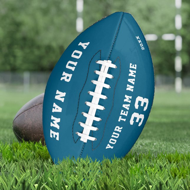 Custom Football with Name Number Team Name (Creator Uploaded)