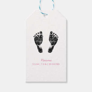 Custom Footprint    Upload Your Baby Footprint To  Gift Tags