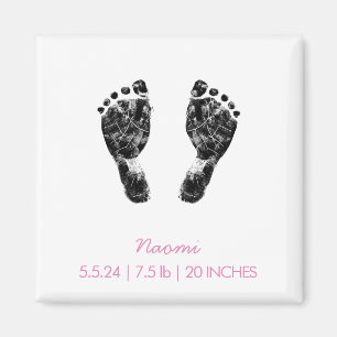 Custom Footprint Upload Your Baby Footprint To Magnet