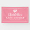 Custom footprints baby shower party banner sign