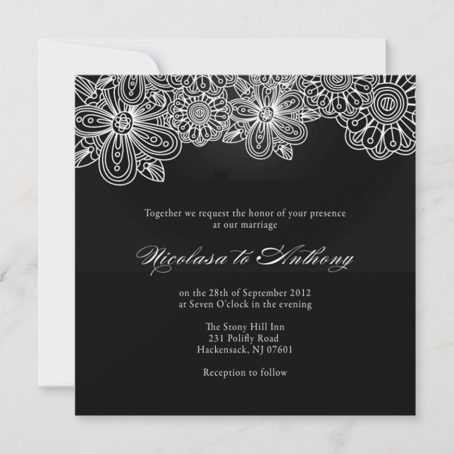 Custom for Nicolasa Invitation (Front)