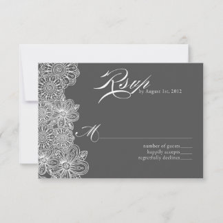 Custom for Nicolasa RSVP Card