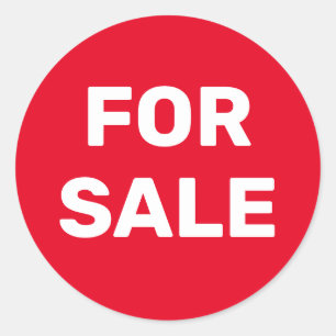 Custom For Sale Classic Round Sticker