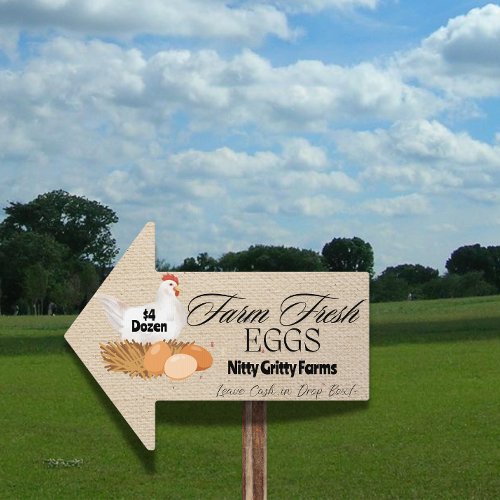  Custom For Sale Farm Fresh Eggs  Sign