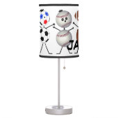 Custom For The Love of Sports Table Lamp (Left)