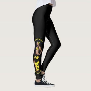 Custom For Yamamoto Hula Ohana Leggings by MoonArtandDesigns at Zazzle