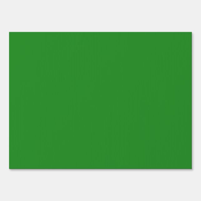 Custom Forest Green Yard Sign (Front)