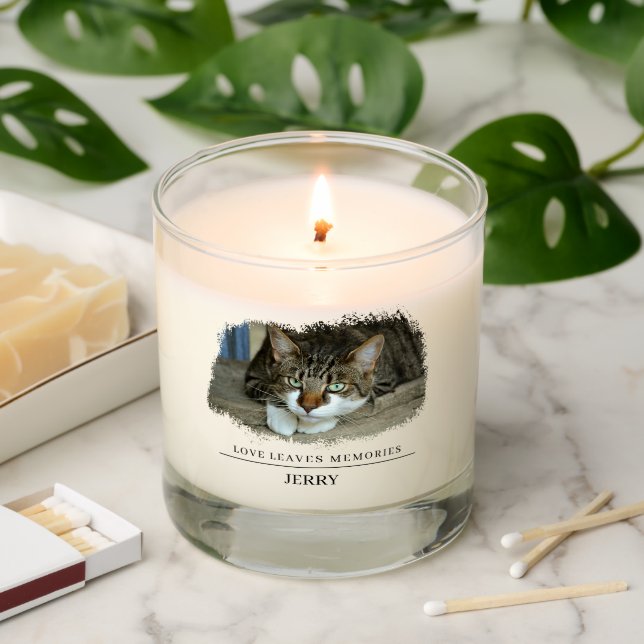 Custom Forever Loved Pet Scented Candle (Lit)
