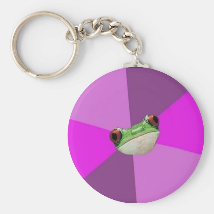 Custom Foul Bachelorette Frog Keychain