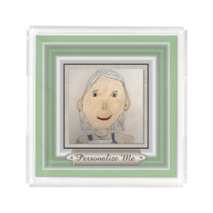 Custom Frame to Add Your Art Or Photo Acrylic Tray