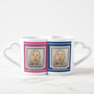 Custom Frame to Add Your Art Or Photo Coffee Mug Set