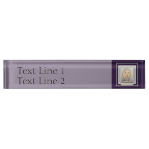 Custom Frame to Add Your Art Or Photo Desk Name Plate