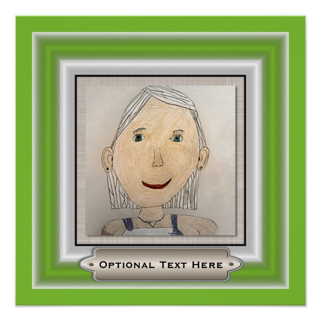 Custom Frame to Add Your Art Or Photo Poster (Front)