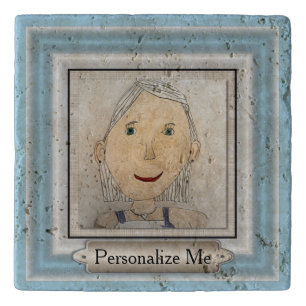 Custom Frame to Add Your Art Or Photo Trivet