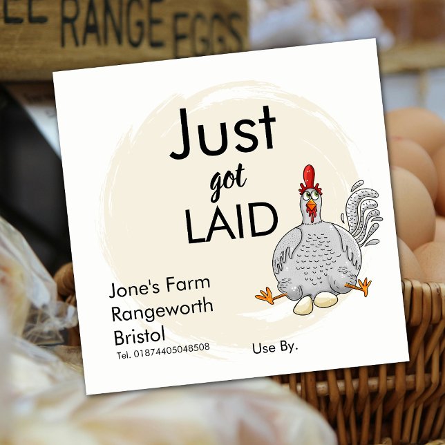 Custom Free Range Egg Carton Label | Farm Fresh (Creator Uploaded)