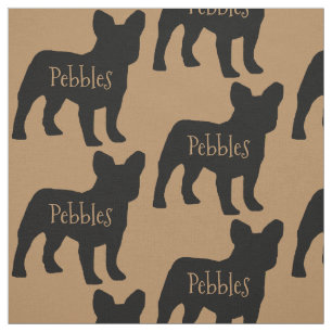 Custom French Bulldog Dog Fabric
