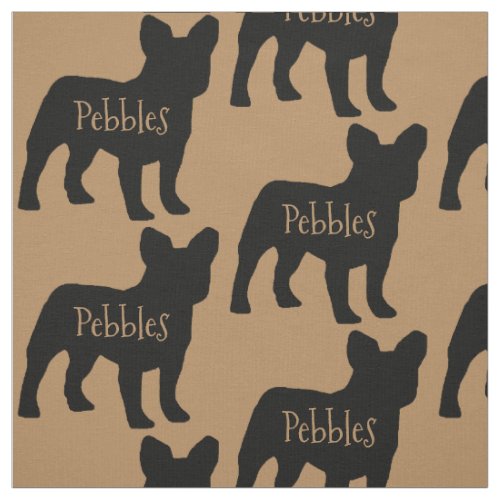 Custom French Bulldog Dog Fabric