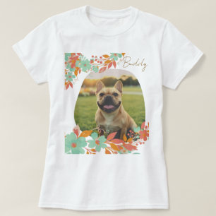 Custom French Bulldog Photo Personalized Frenchie T-Shirt