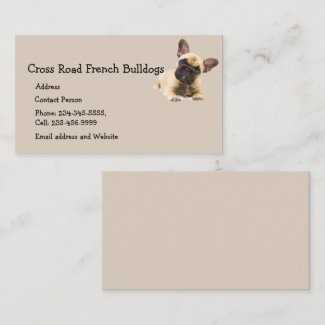 Custom French Bulldogs Dog Pet Animal Logo Busines
