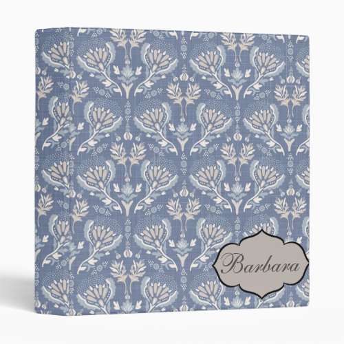 Custom French Country Damask    3 Ring Binder