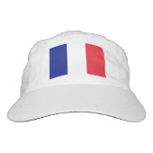 Custom French flag hat | Knit or woven sports cap (Front)