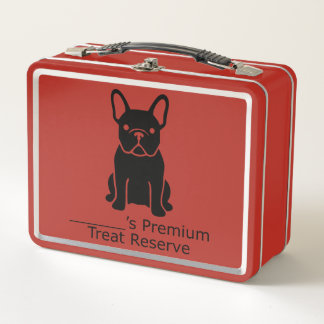 Custom Frenchie Lunch Box - Personalized Dog Tote