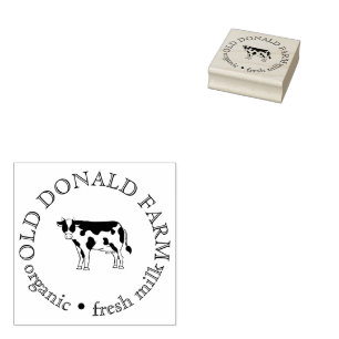 Custom Fresh Farm Small Business Rubber Stamp