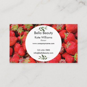 Custom Fresh Fruit Personalized Business Card