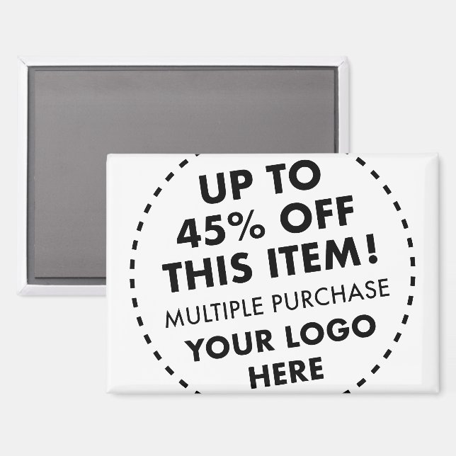 Custom Fridge Magnet - 45% OFF Bulk Buy Discount (Front/Back)