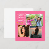 Custom Friend Happy Birthday Photo Collage Magnet (Front/Back)