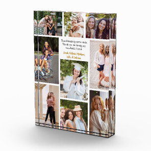 Custom Friends Collage Friendship Quote Photo Block