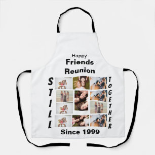 Custom Friends Reunion 11 Photo Collage Apron