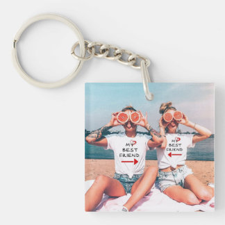 Custom Friendship Picture Carryall Keychain