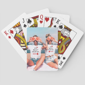 Custom Friendship Picture Carryall Poker Cards