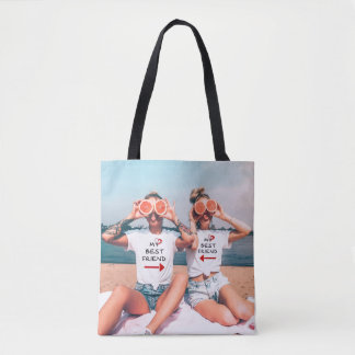 Custom Friendship Picture Carryall Tote Bag